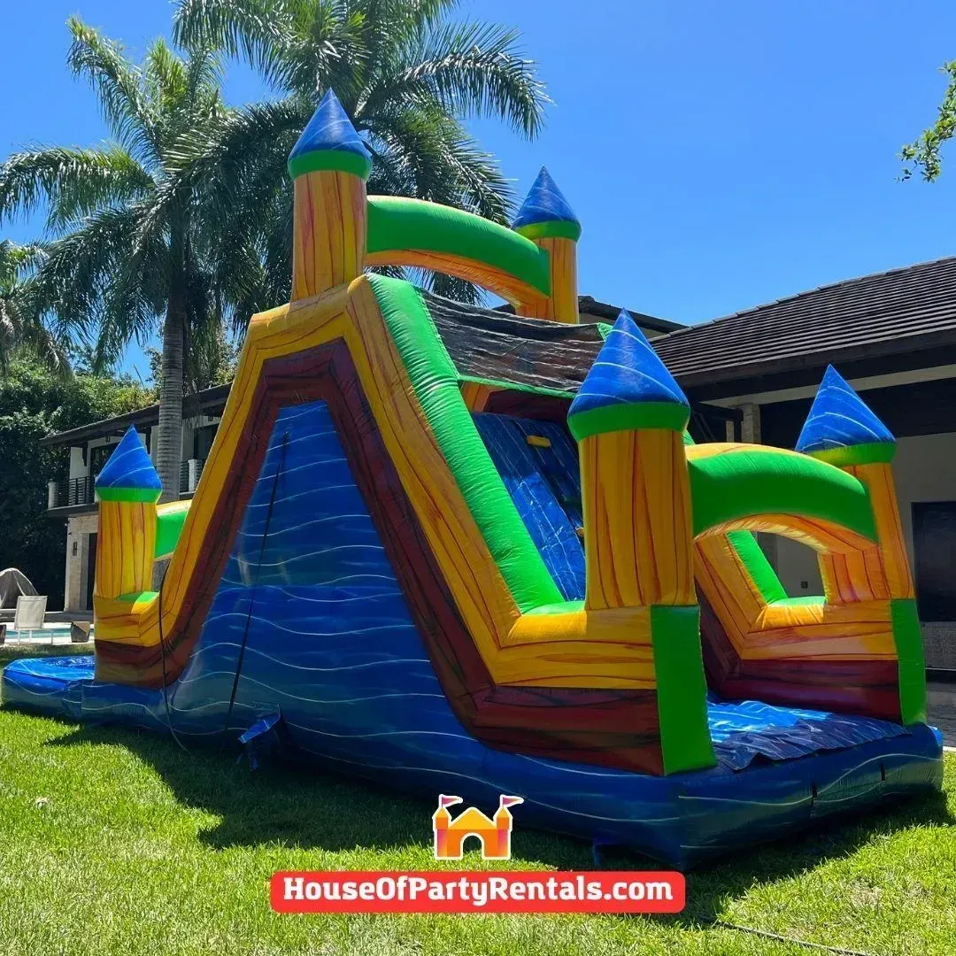 18 Ft Deep River Water Slide 3